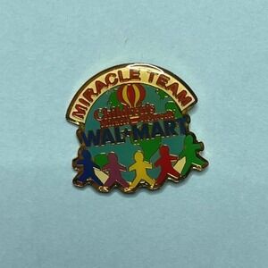 Walmart Childrens Miracle Network Miracle Team Lapel Pin Vintage Collectible